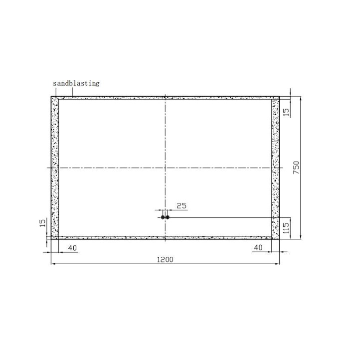 Oglinda Fluminia, Rodin 120, dreptunghiulara, cu LED, 3 culori, dezaburire, 120 cm [2]