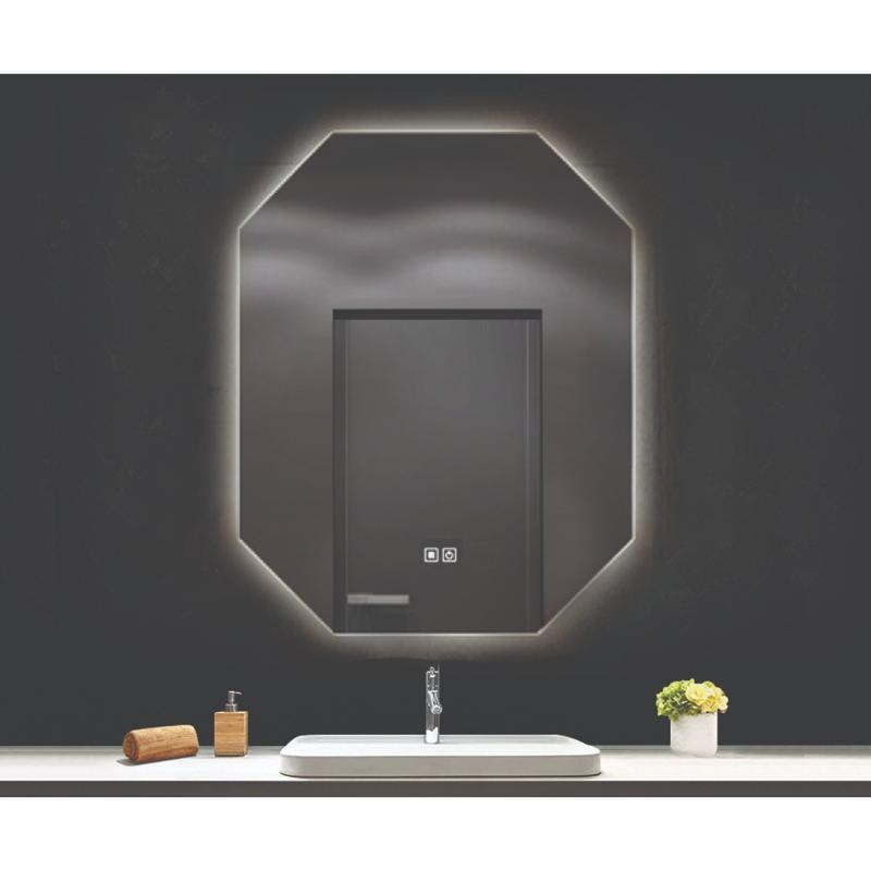 Oglindă, Fluminia, Turner Ambient 60, 8 laturi, cu iluminare LED, 3 culori, dezaburire [2]