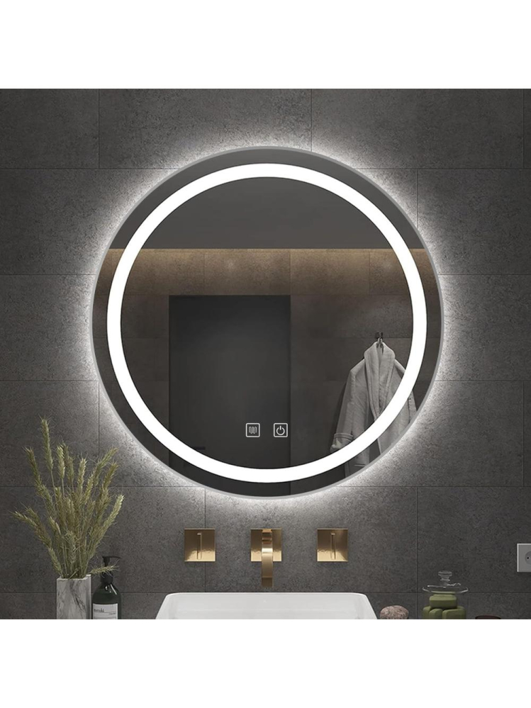 Oglindă LED 50cm MMJ crom periat [11]