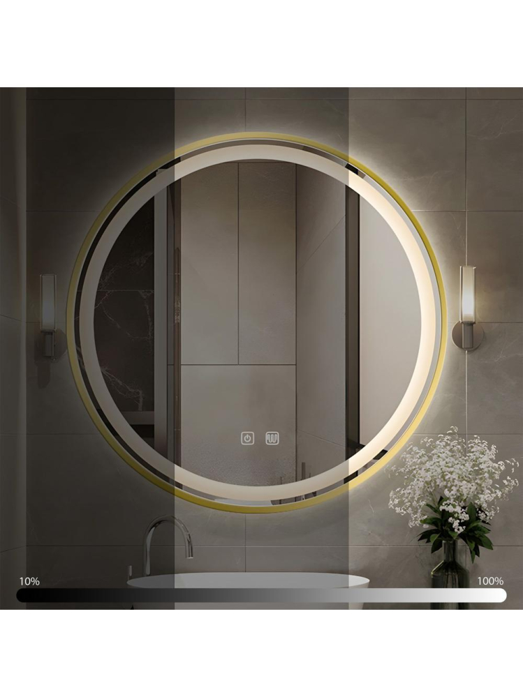 Oglindă LED 60cm MMJ auriu [5]