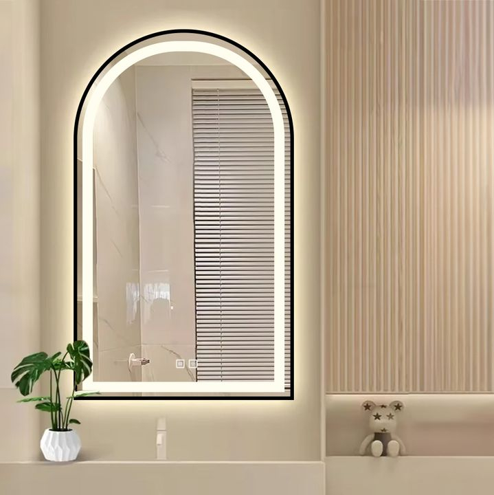 Oglindă LED 60x100cm DASH negru [7]