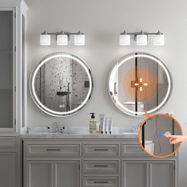 Oglindă LED 70cm MMJ Crom periat [3]