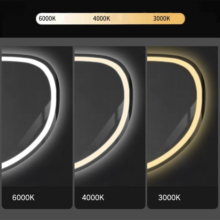 Oglindă LED 70x100cm FOG [5]