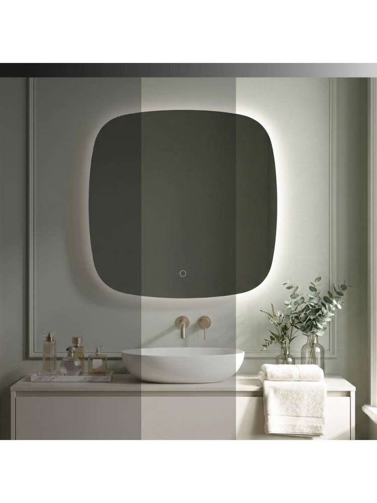 Oglindă LED 70x70cm TOP [4]