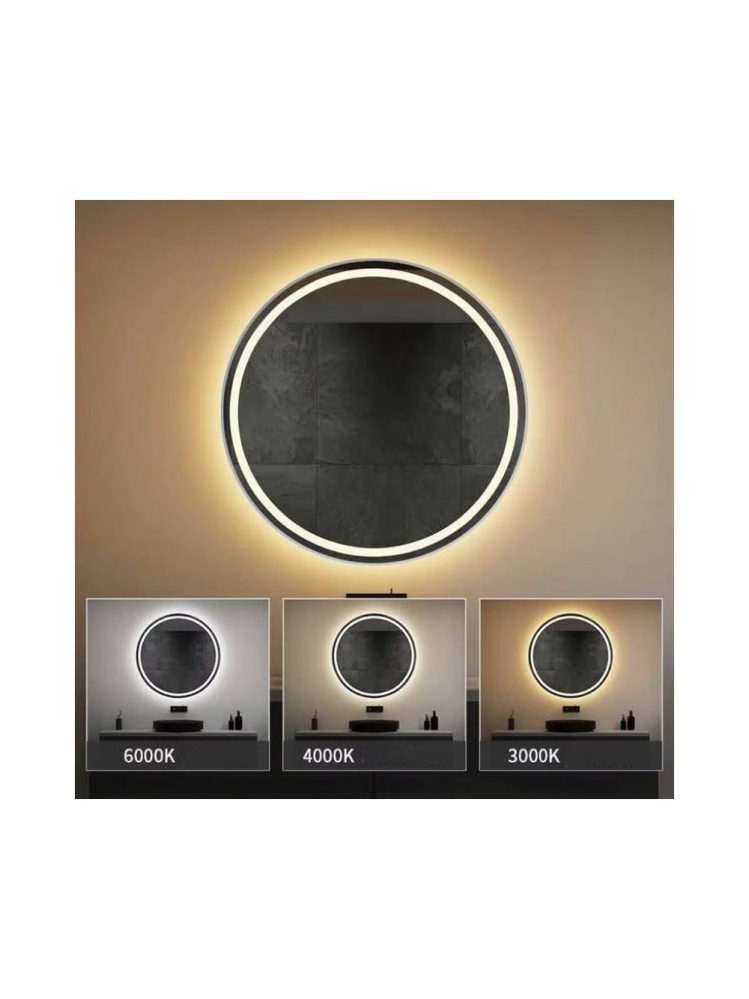 Oglindă LED 90cm MMJ crom periat [4]