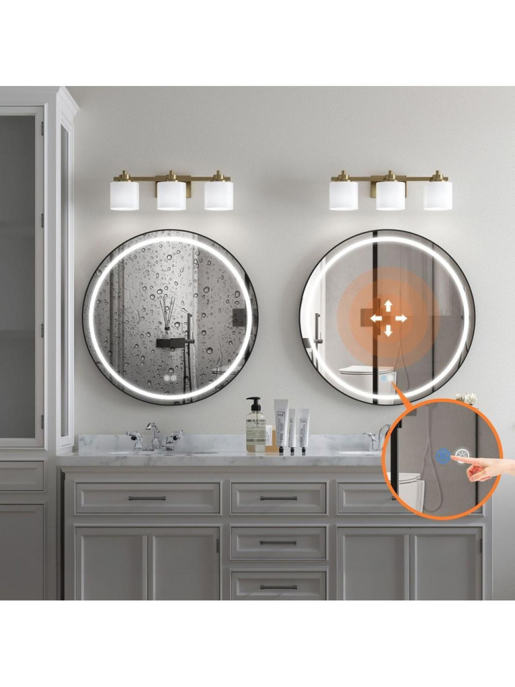 Oglindă LED 90cm MMJ Negru [6]