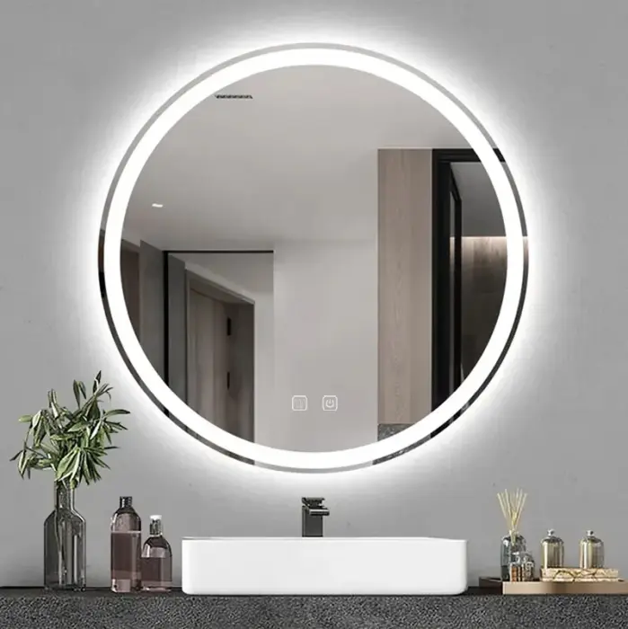 Oglinda LED BAS Crom 50cm, Rea [3]