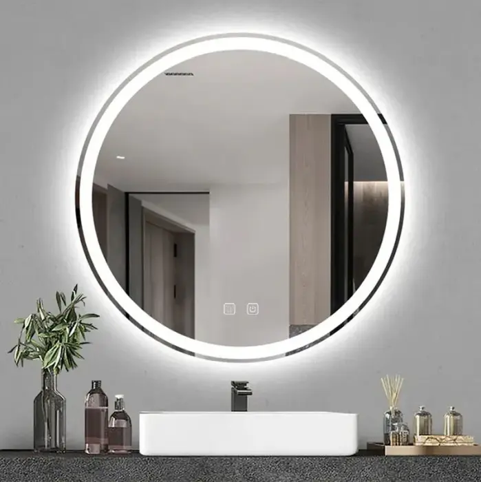 Oglinda LED BAS Crom 60cm, Rea [3]