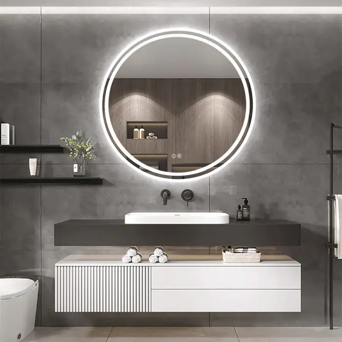 Oglinda LED BAS Crom 60cm, Rea [8]