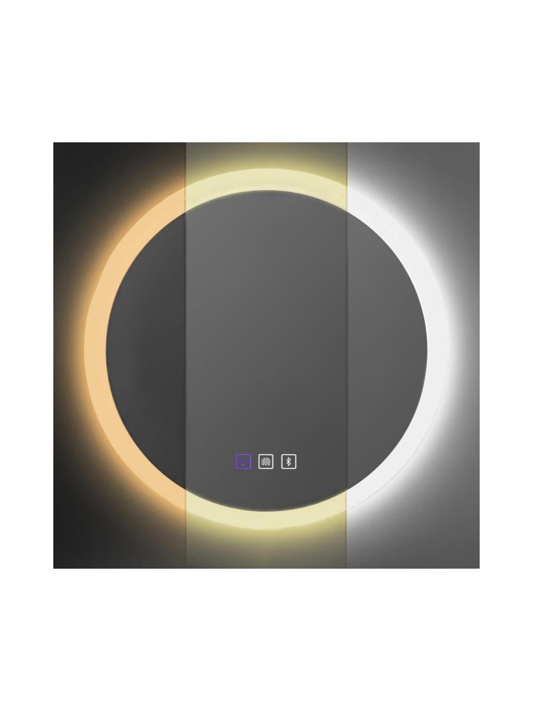 Oglindă LED BLUETOOTH FFJ 80cm [9]