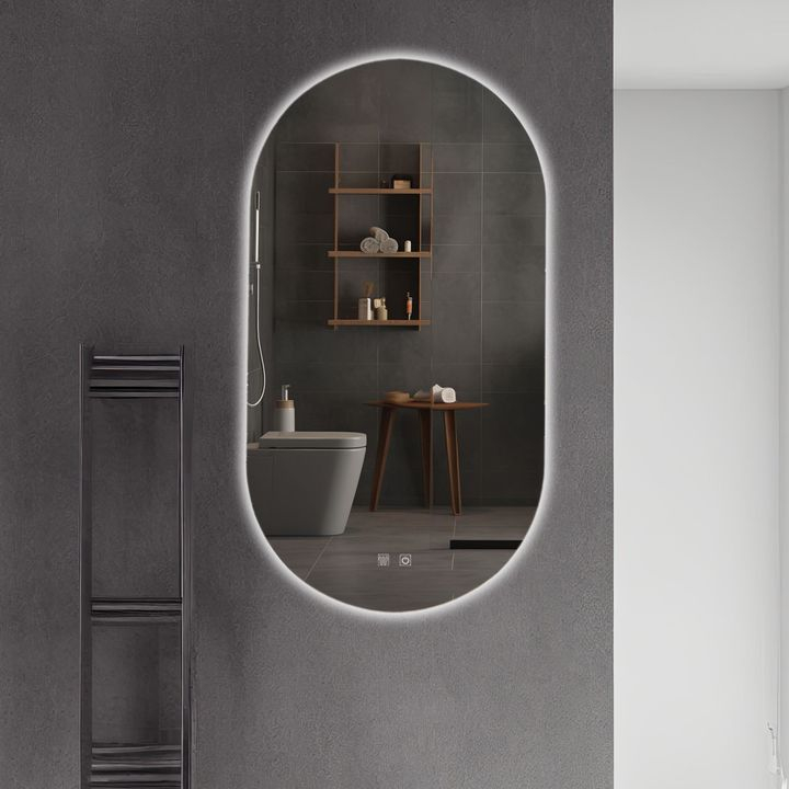 Oglindă LED EGG 60x80 cm [5]