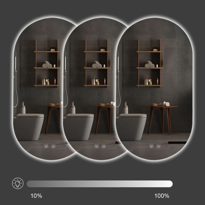 Oglindă LED EGG 60x80 cm [3]