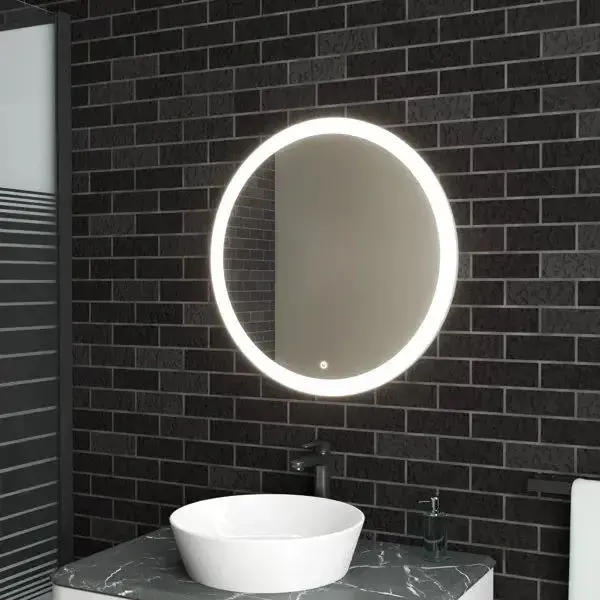 Oglinda LED FFJ50 Crom 50cm, Rea [4]
