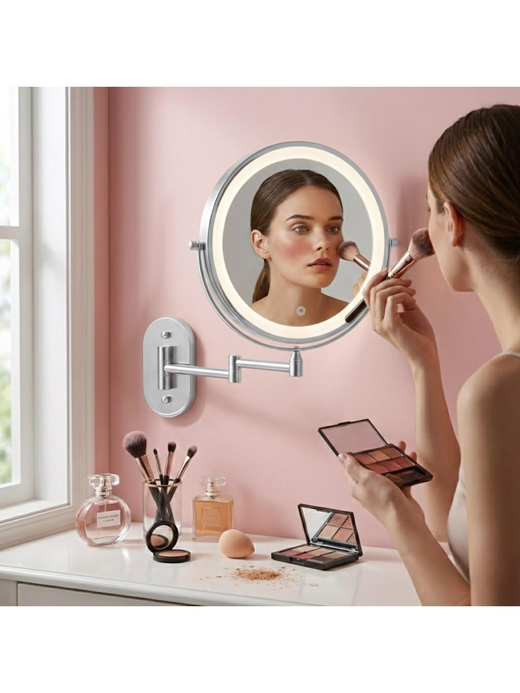 Oglindă LED Glow crom [7]