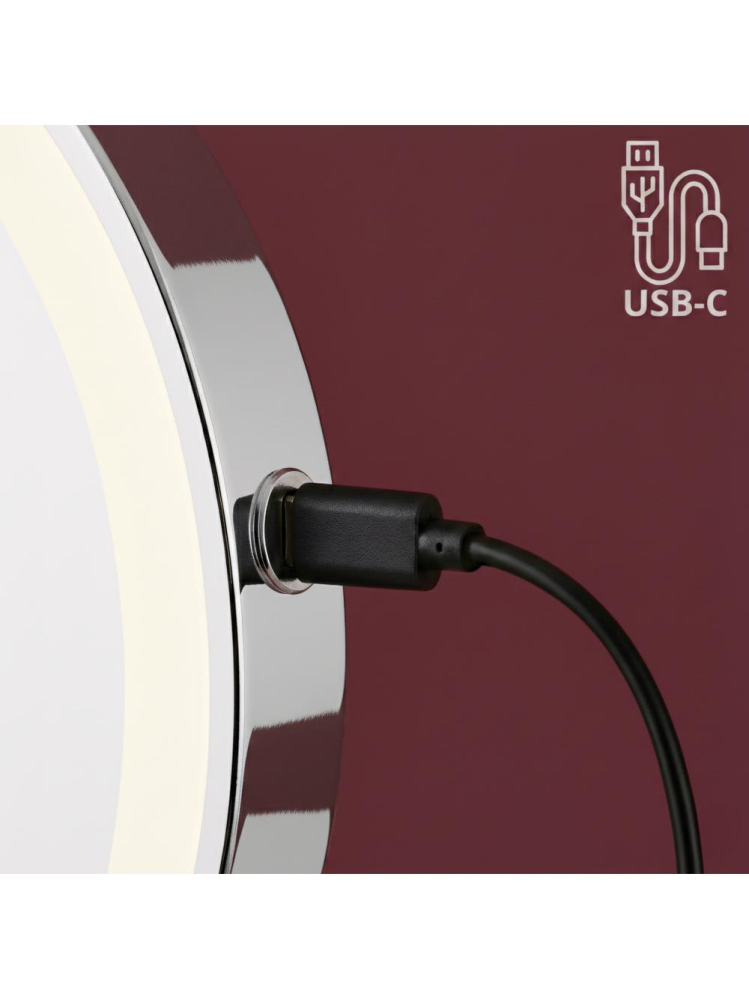 Oglindă LED Glow crom [8]