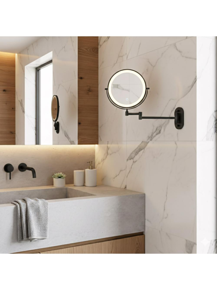 Oglindă LED Glow negru [9]