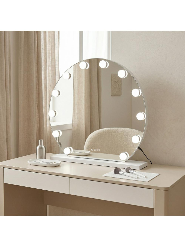 Oglindă LED HOLLYWOOD alb 50 cm [2]