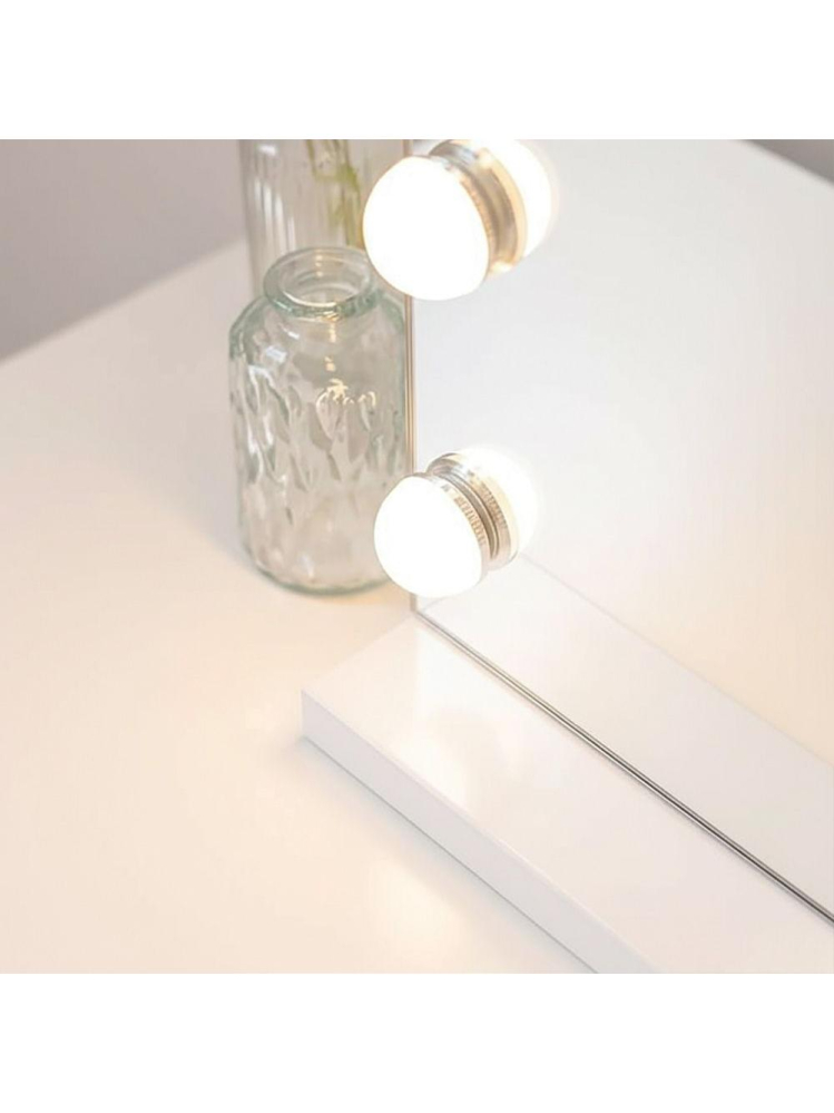 Oglindă LED HOLLYWOOD alb 80x60 [3]