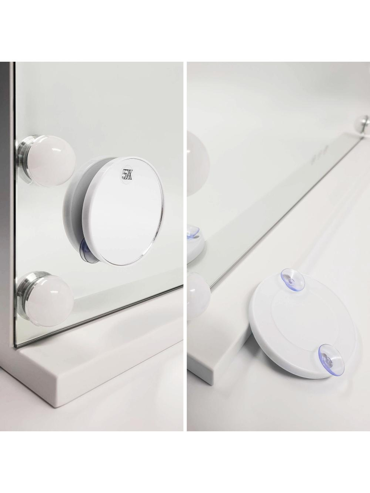 Oglindă LED HOLLYWOOD alb  [7]