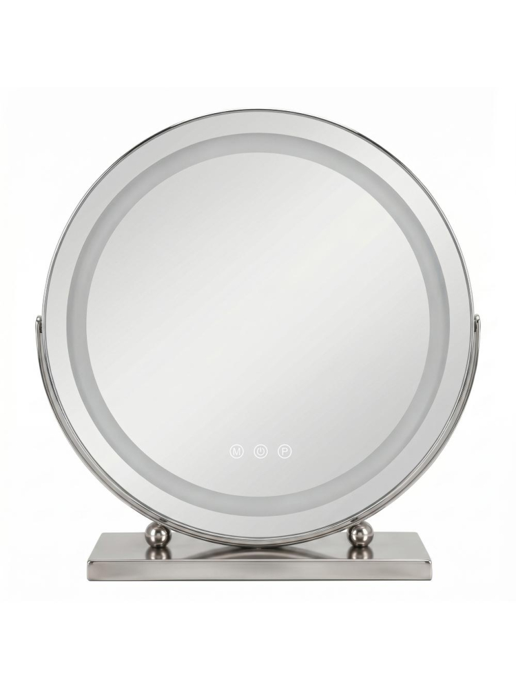Oglinda LED Make-Up Rea crom 40 cm rotunda cu iluminare 12W [9]