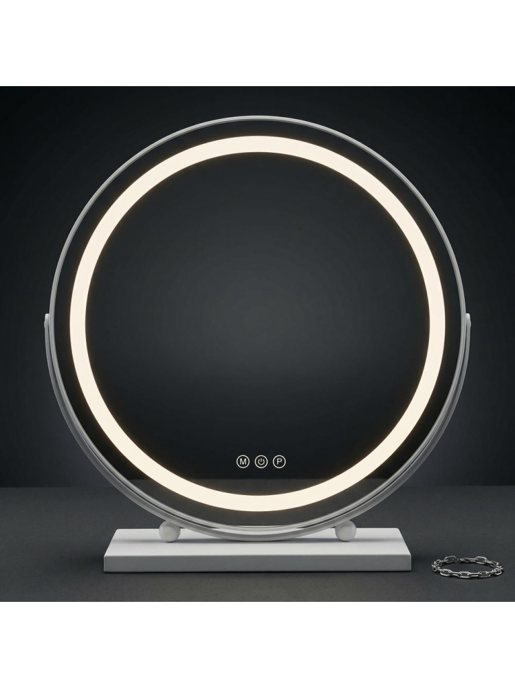 Oglindă LED MAKE-UP alb 50 cm [5]