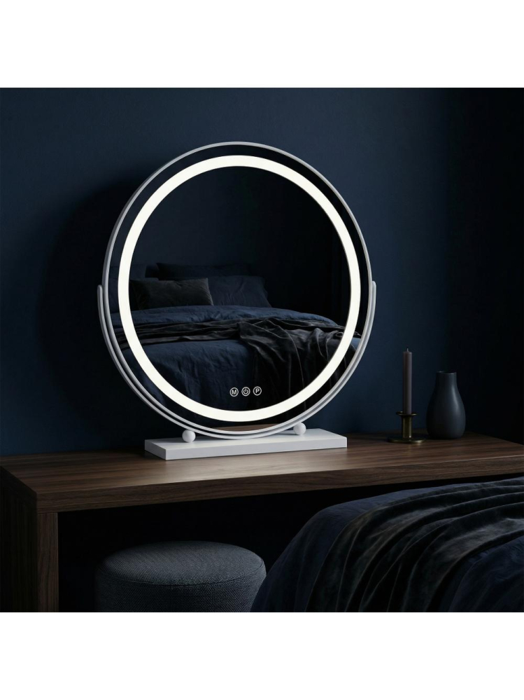 Oglindă LED MAKE-UP alb 50 cm [3]