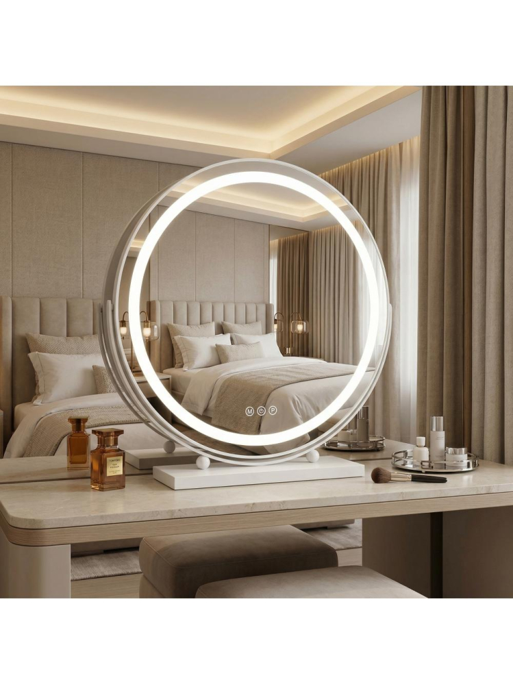 Oglindă LED MAKE-UP alb 50 cm [4]
