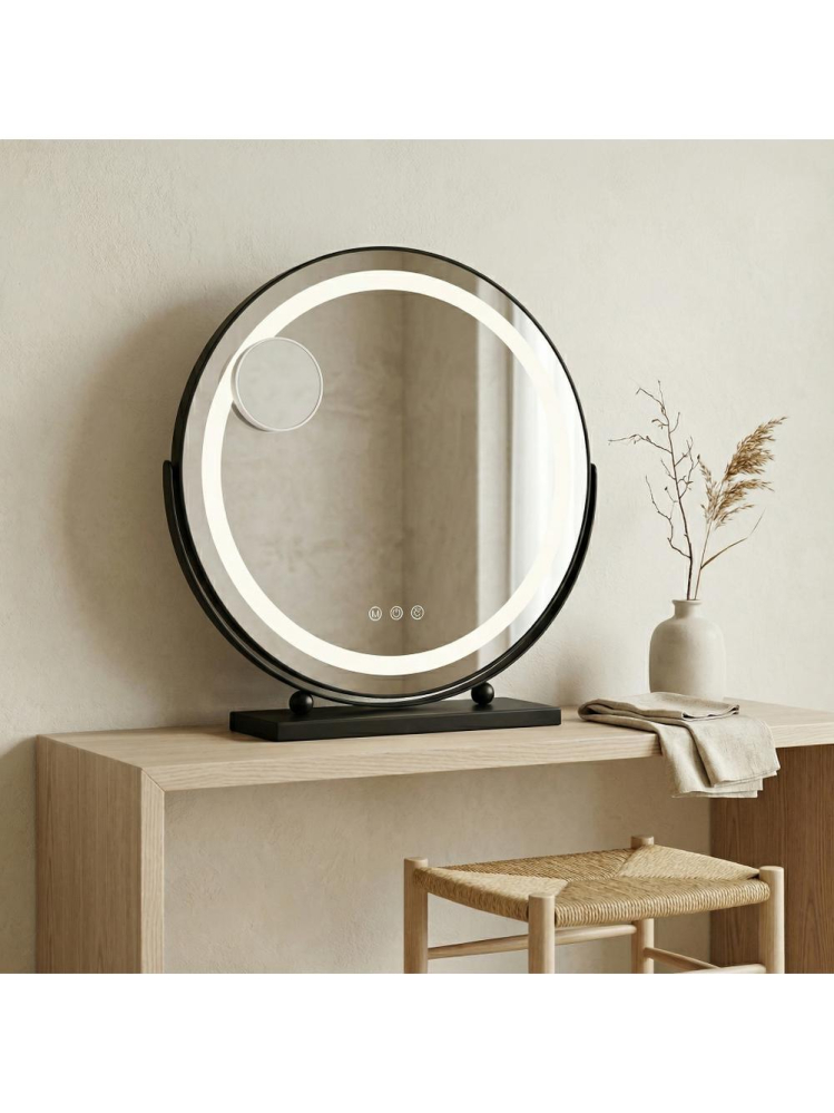 Oglindă LED MAKE-UP negru 50 cm [2]