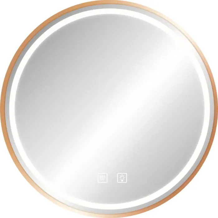 Oglinda LED MMJ Auriu roz periat 90cm, Rea [3]