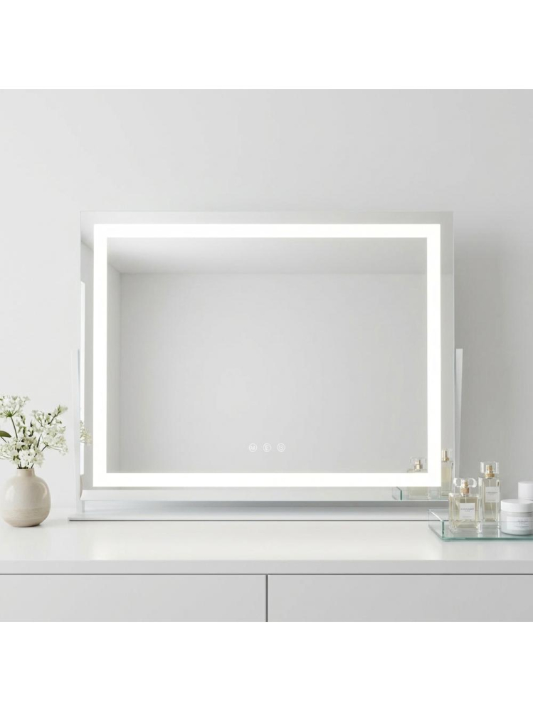 Oglindă LED STUDIO alb 58x45 [3]
