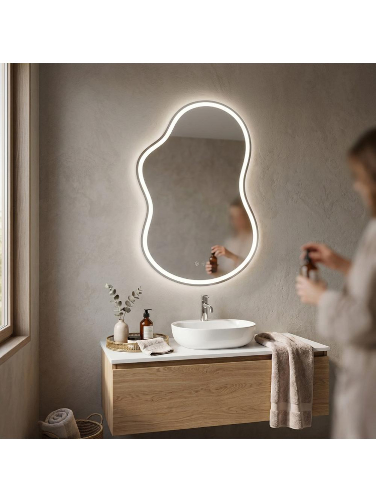 Oglindă LED UNO 80x55 cm [3]