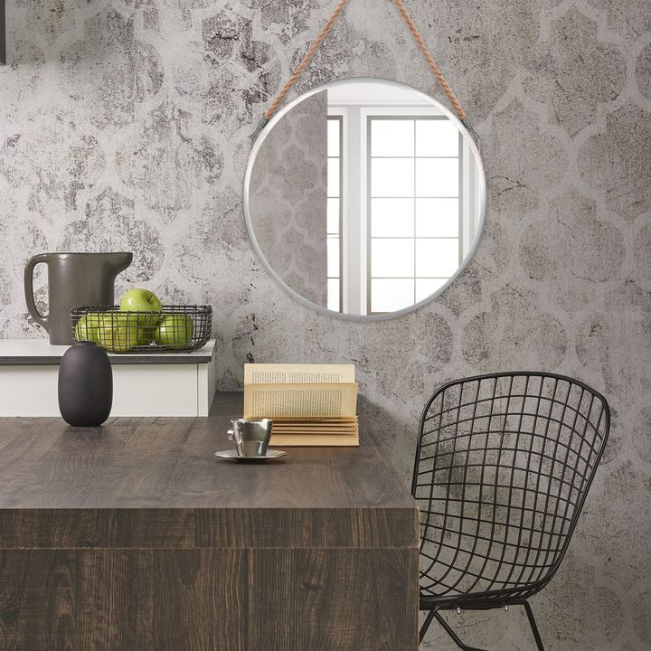 Oglindă rotundă 40CM KLMH-0410S-1 crom [5]