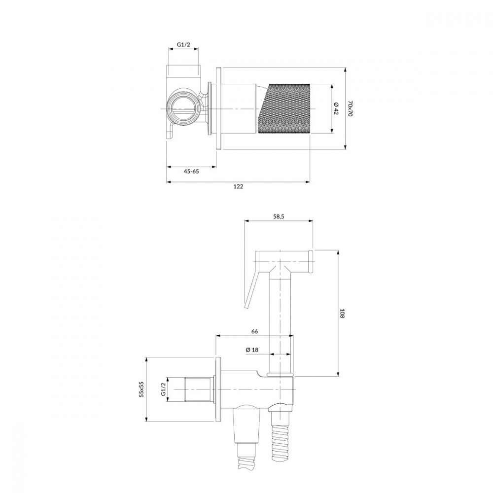 Omnires Contour baterie bideu ascuns || SYSCTBI1CPB [2]