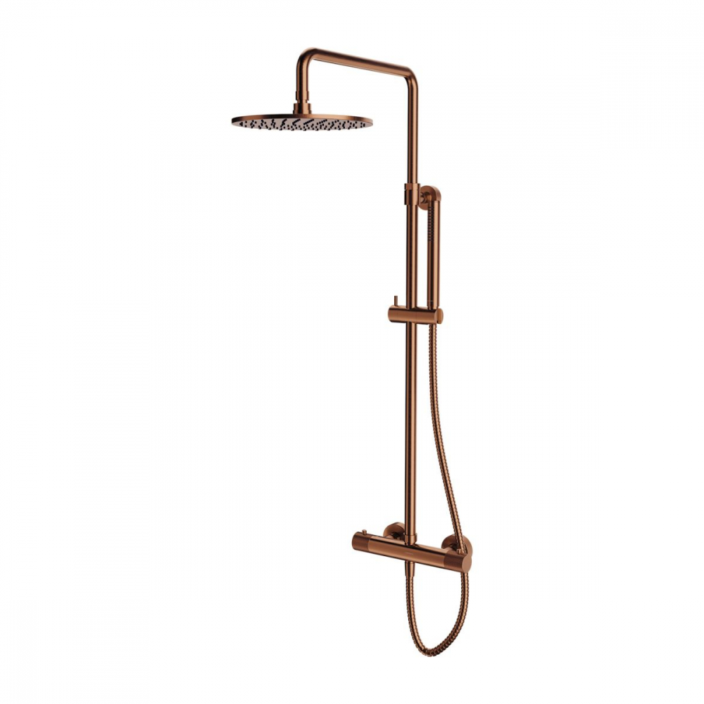 Omnires Contour set de duș perete cu termostat da cupru CT8044CPB [1]