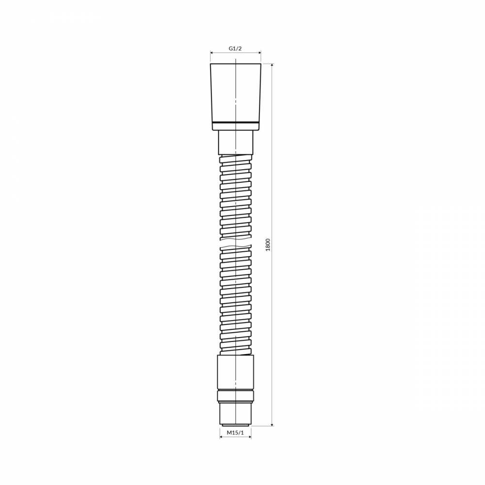 Omnires furtun de duș 180 cm || 062MGLB [2]