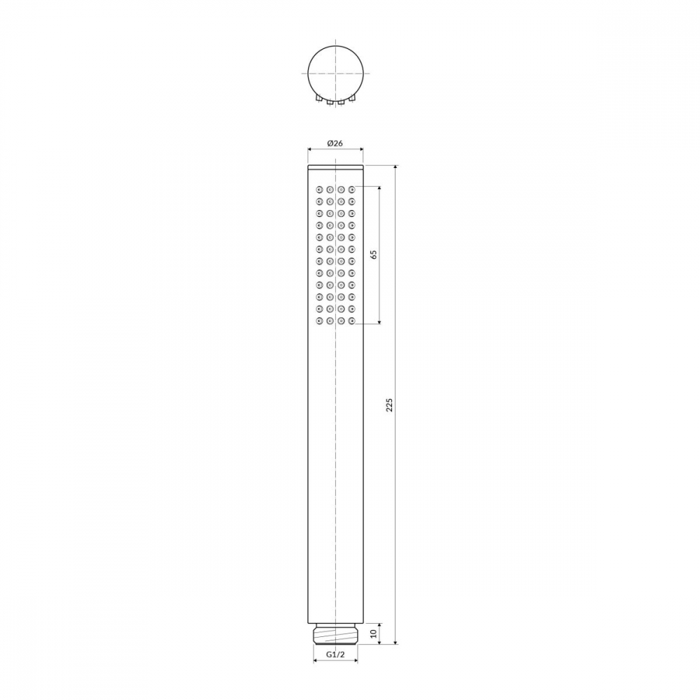 Omnires Microphone duș de mână || MICROPHONEX-RBSB [2]