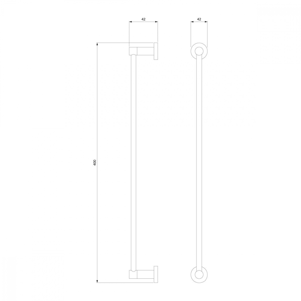 Omnires Modern Project bară alamă MP60216BSB [2]