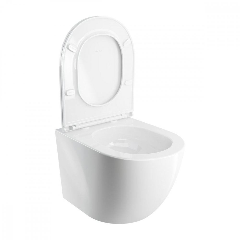 Omnires Ottawa vas wc cu capac soft-close agăţat da da alb lucios OTTAWASPMWBP [4]