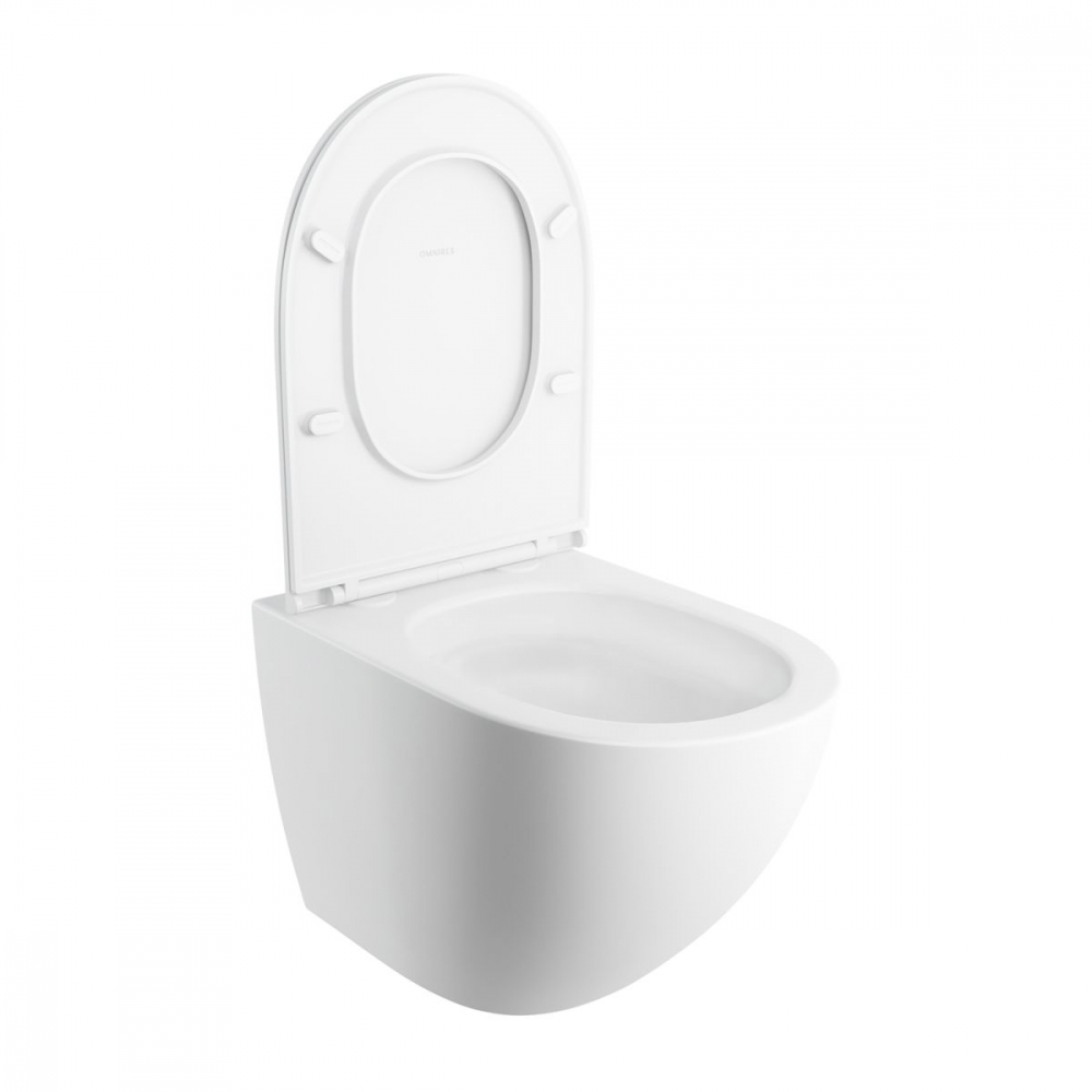 Omnires Ottawa vas wc cu capac soft-close agăţat da da alb mat OTTAWACSPMWBM [4]