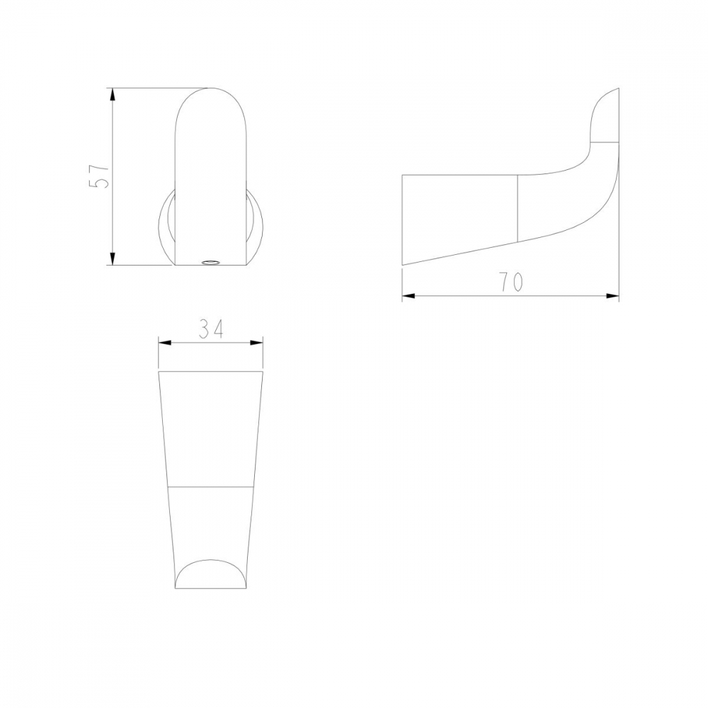 Omnires Saco suport prosop crom-alb SA54110CRB [2]