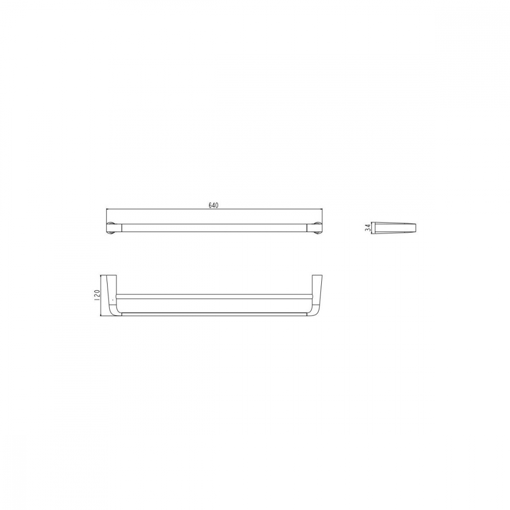 Omnires Saco suport prosop crom-alb SA54226CRB [2]