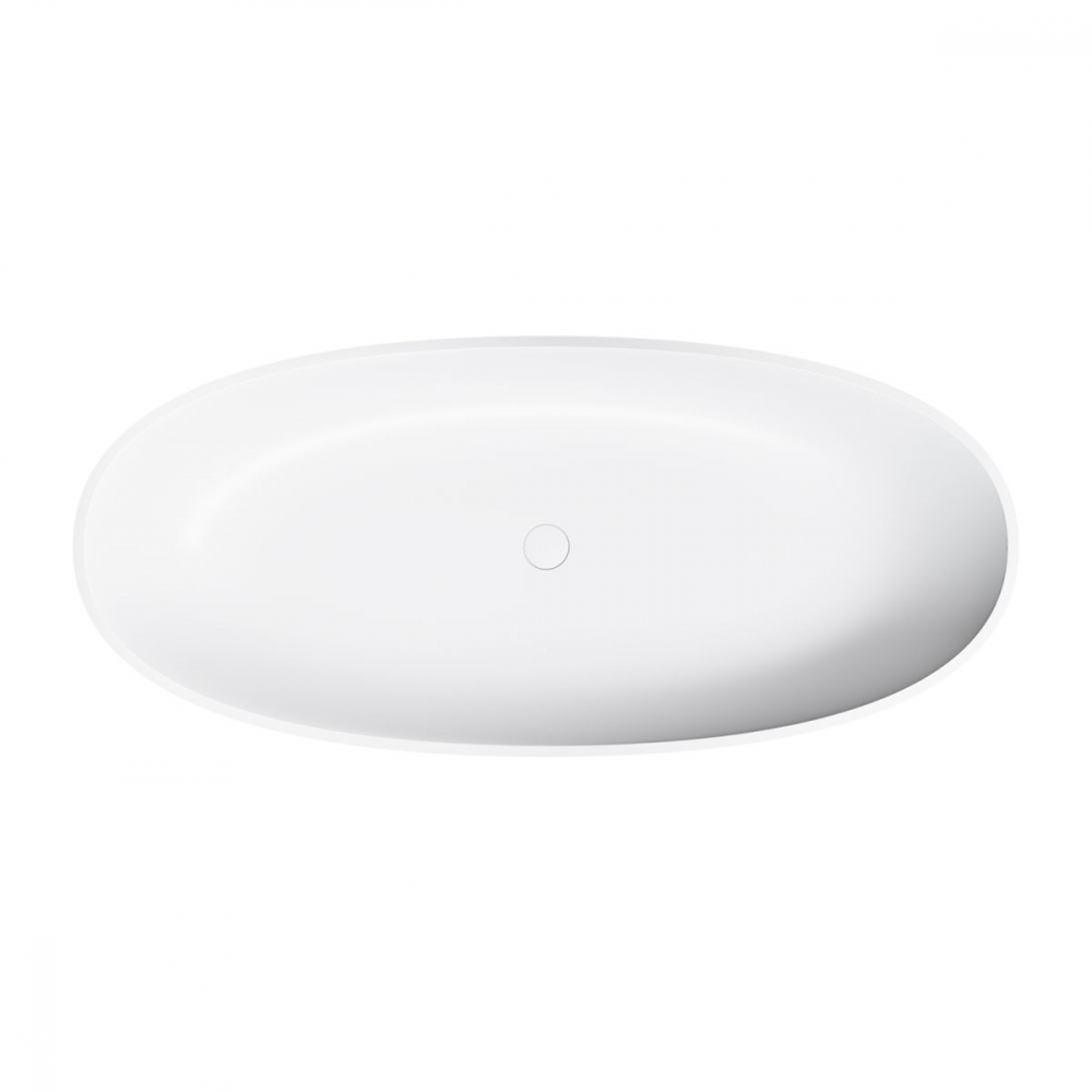 Omnires Shell M+ cadă freestanding 175x78 cm ovală alb SHELL175WWBM [4]