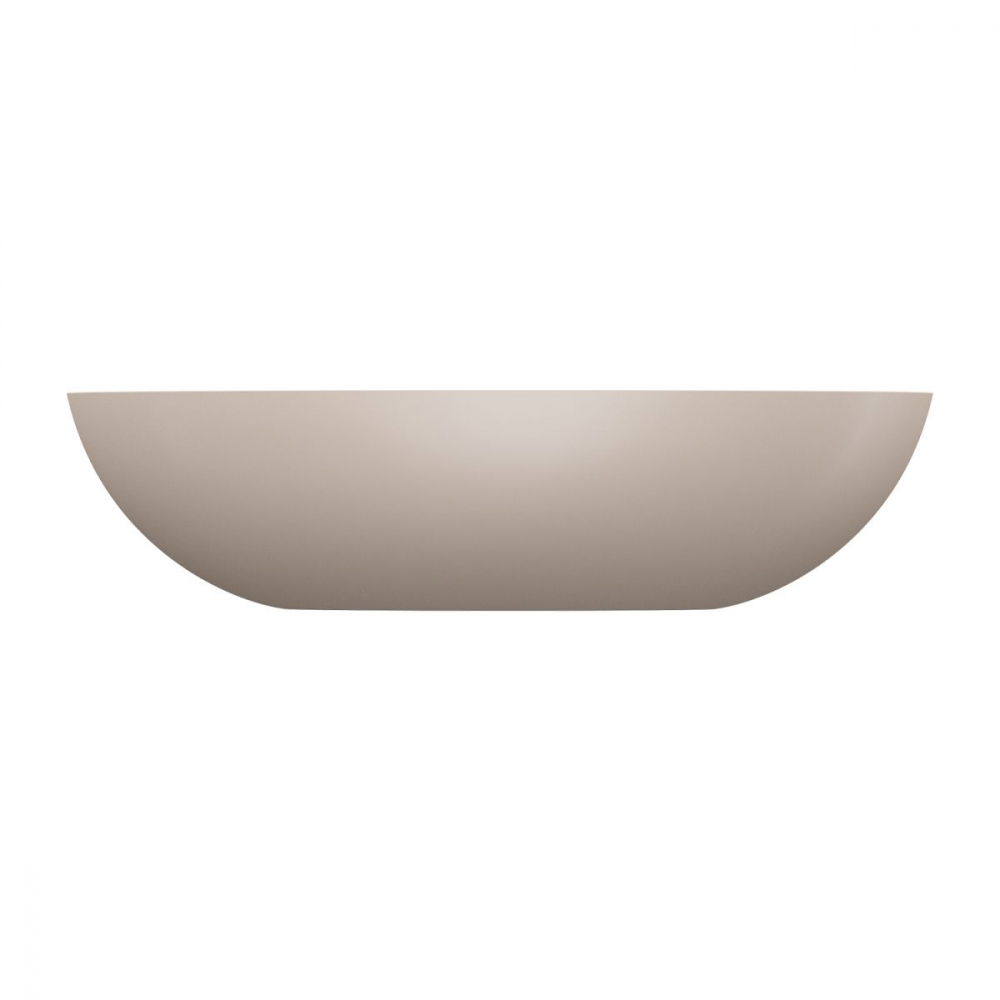 Omnires Shell M+ lavoar 50x32 cm ovale sub blat maro/bej SHELL500UNDB [3]