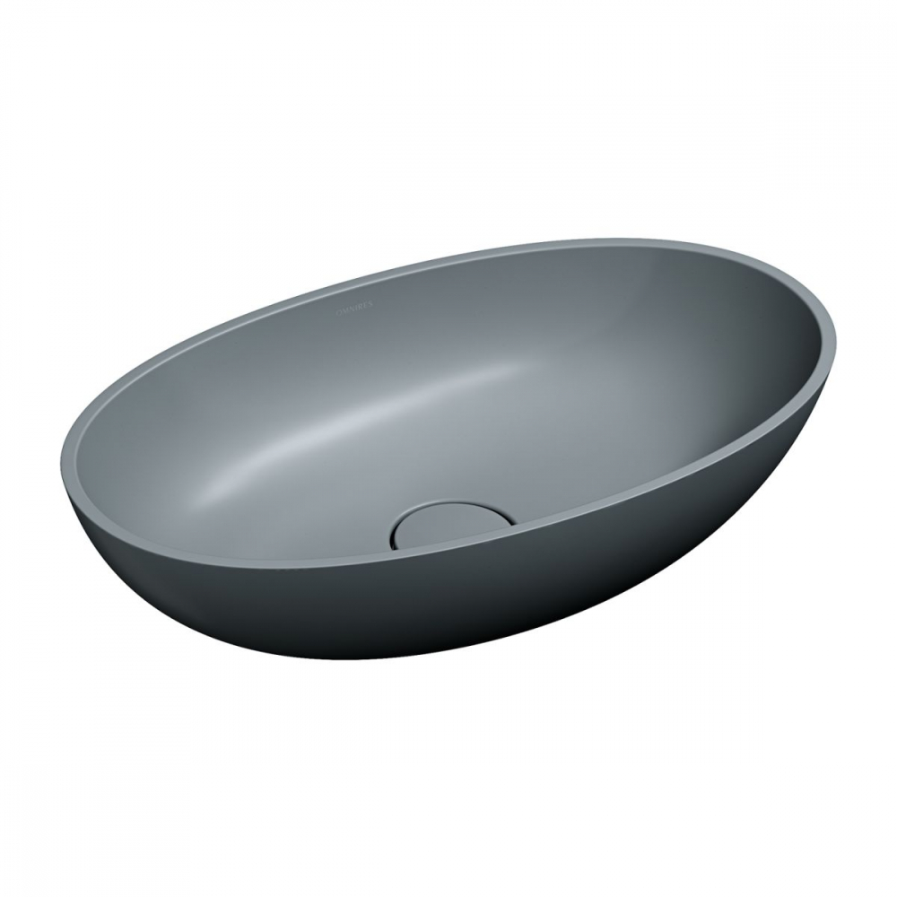 Omnires Shell M+ lavoar 60x35 cm ovale de blat SHELLUNAG [1]
