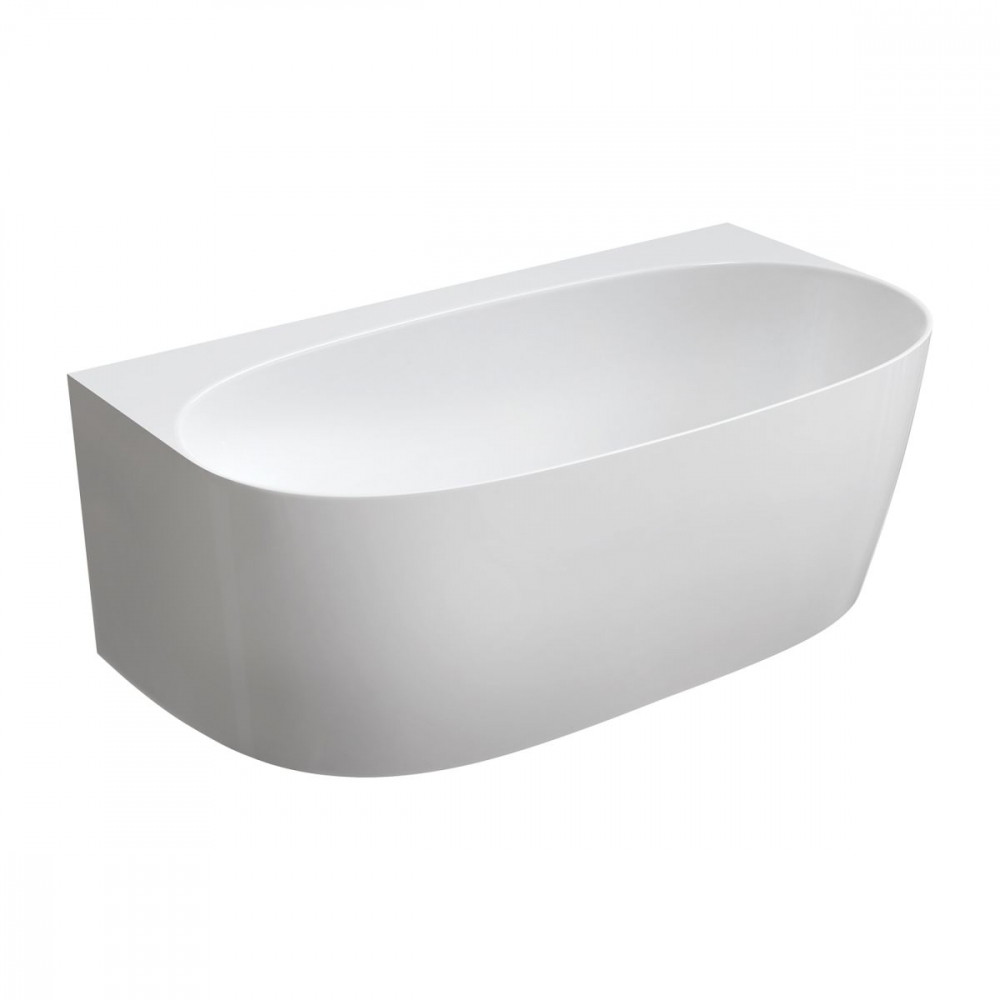 Omnires Valencia M+ cadă de perete 158x86 cm ovală alb VALENCIAWPBP [1]