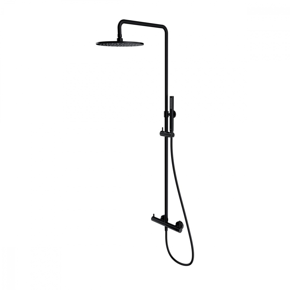 Omnires Y set de duș perete da negru Y1244MBL [1]