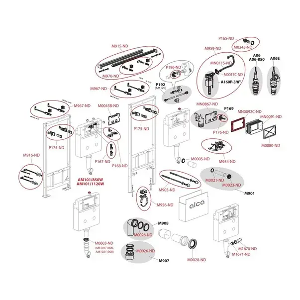 Pachet vas wc Fluminia Minerva cu capac slim softclose si rezervor wc Alcadrain Sadromodul AM101/1120 [10]