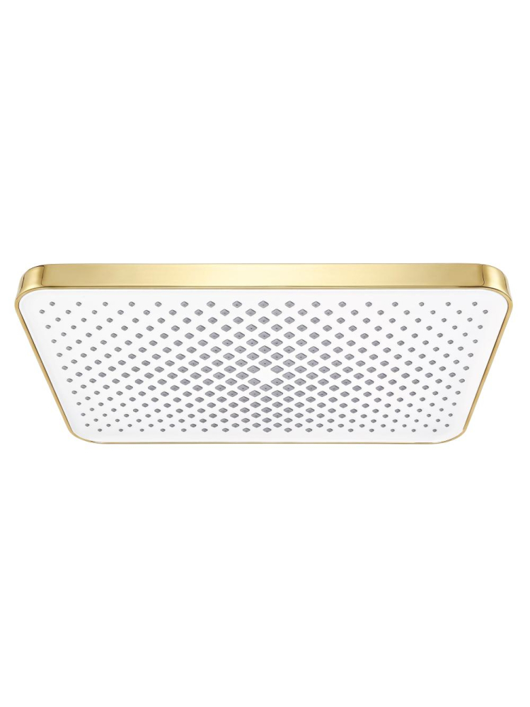 Palarie dus dreptunghiulara Rea JS-032 auriu 380x210mm ABS sistem Anti-Calc [9]