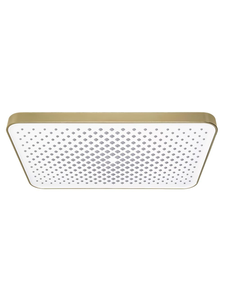 Palarie de dus dreptunghiulara Rea JS-032 auriu periat 380x210 mm ABS [10]