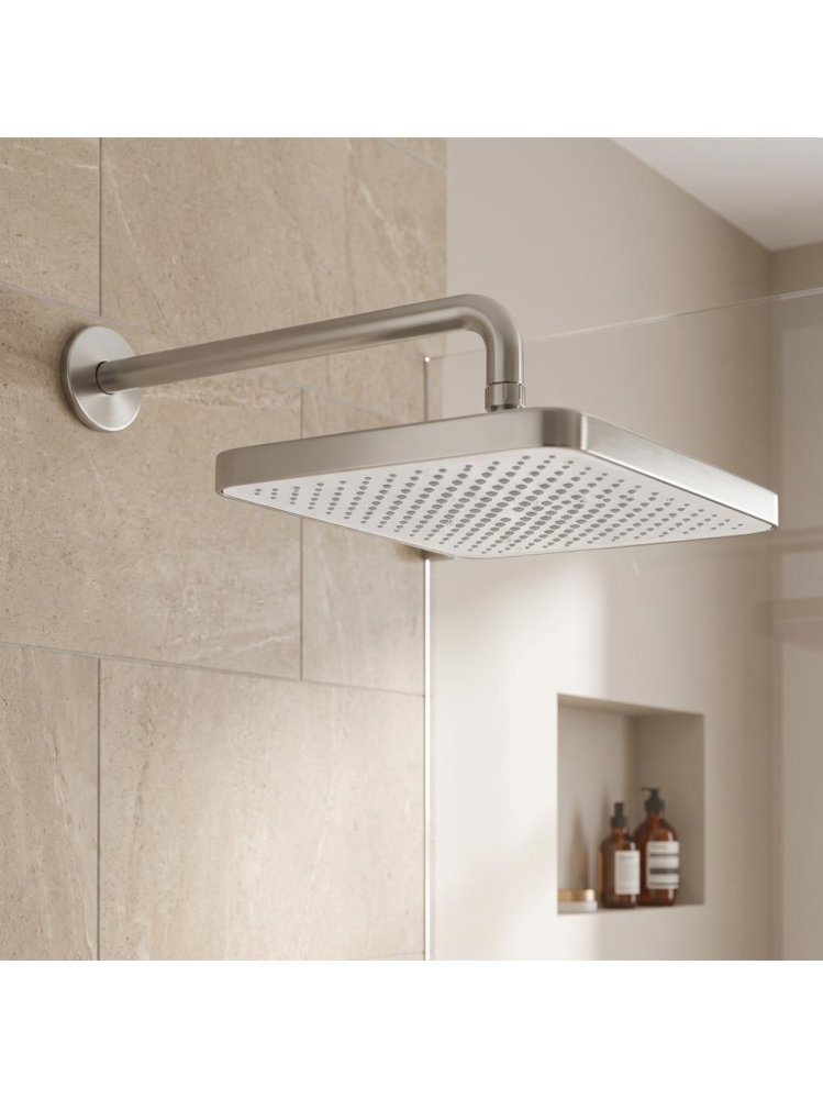 Palarie de dus dreptunghiulara REA JS-032 nickel periat 380x210mm ABS [6]
